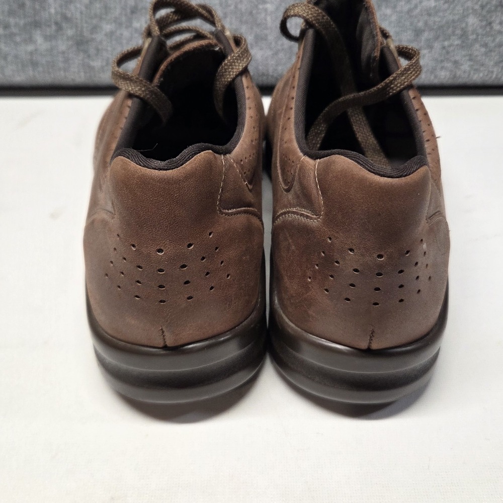 SAS Walk Easy Comfort Size 11 Brown Leather Walking Shoes Made in USA Orthopedic - Picture 9 of 14